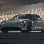 Porsche’s first Super Bowl ad since 1997 features car chase with its all-electric Taycan