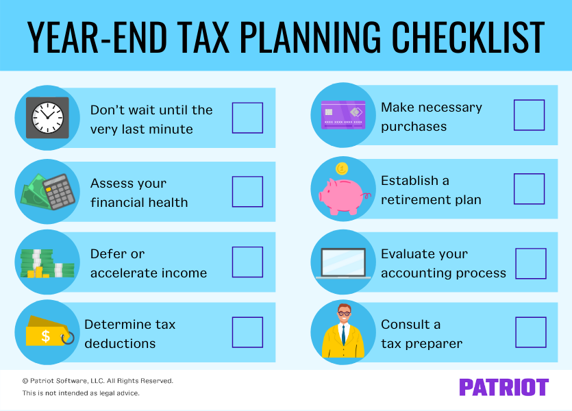 year-end tax planning checklist for small business owners