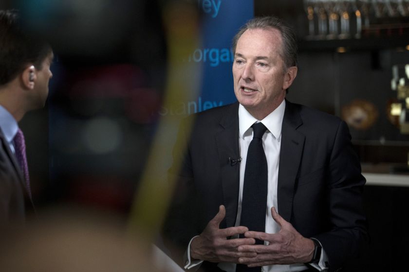  “There’s a bunch of people in for a very rude awakening at some point here," said Morgan Stanley CEO James Gorman.