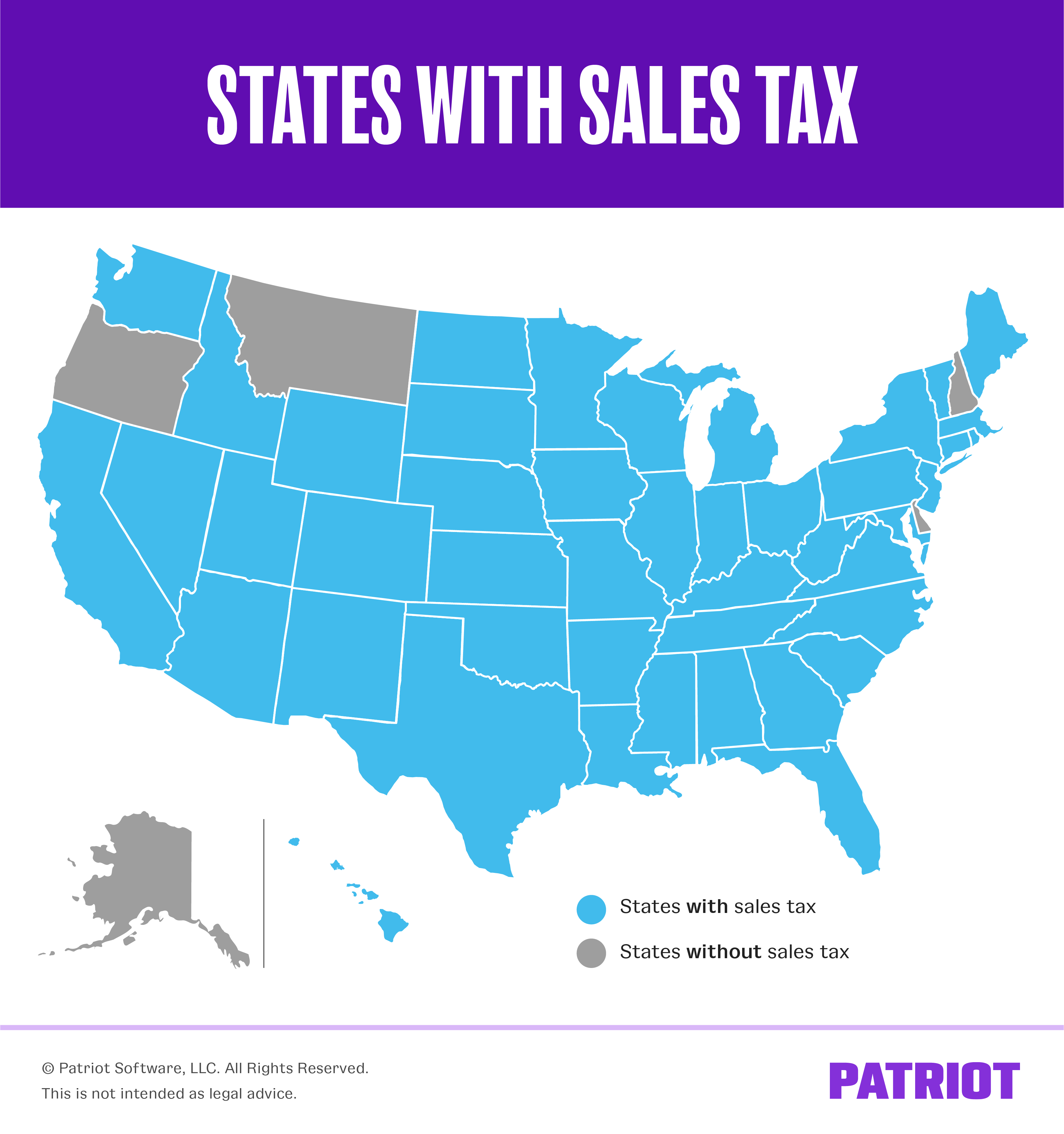 states with no states sales tax