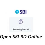 Steps to open Online Recurring Deposit (RD) in SBI