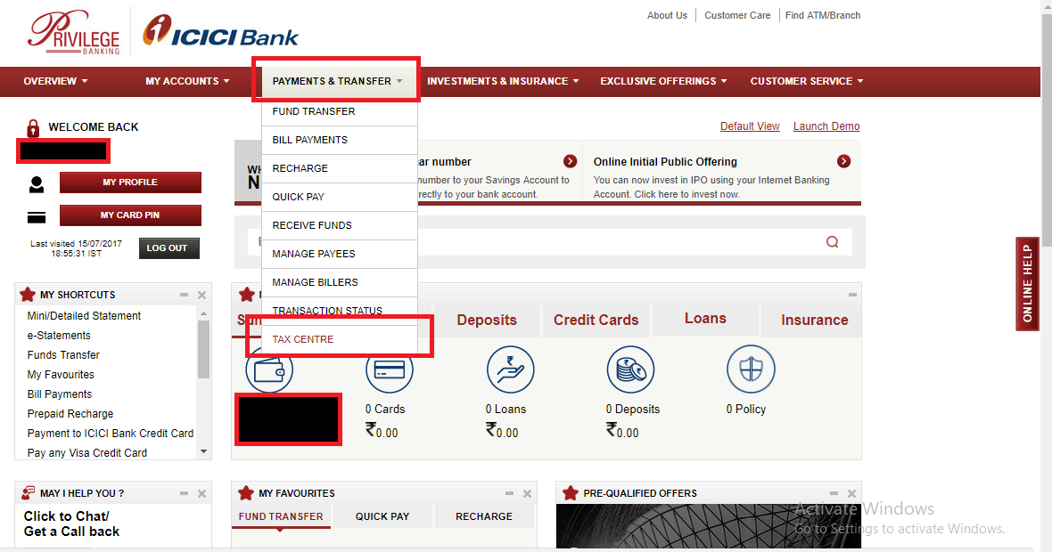 ICICI Bank - Reprint Tax Challan - Form 280