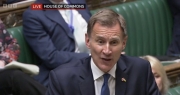 Jeremy Hunt in the Commons. Courtesy: BBC