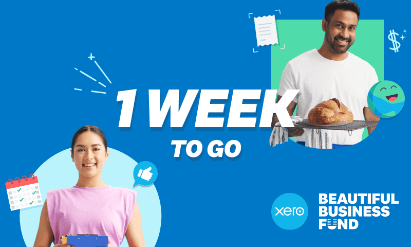 Xero Beautiful Business Fund: One week to go! Apply now