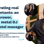 Celebrating accountants: an axe thrower, heavy metal DJ and hotel manager